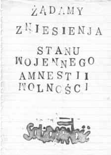 Ulotka drukowana za pomoc� stempelk�w